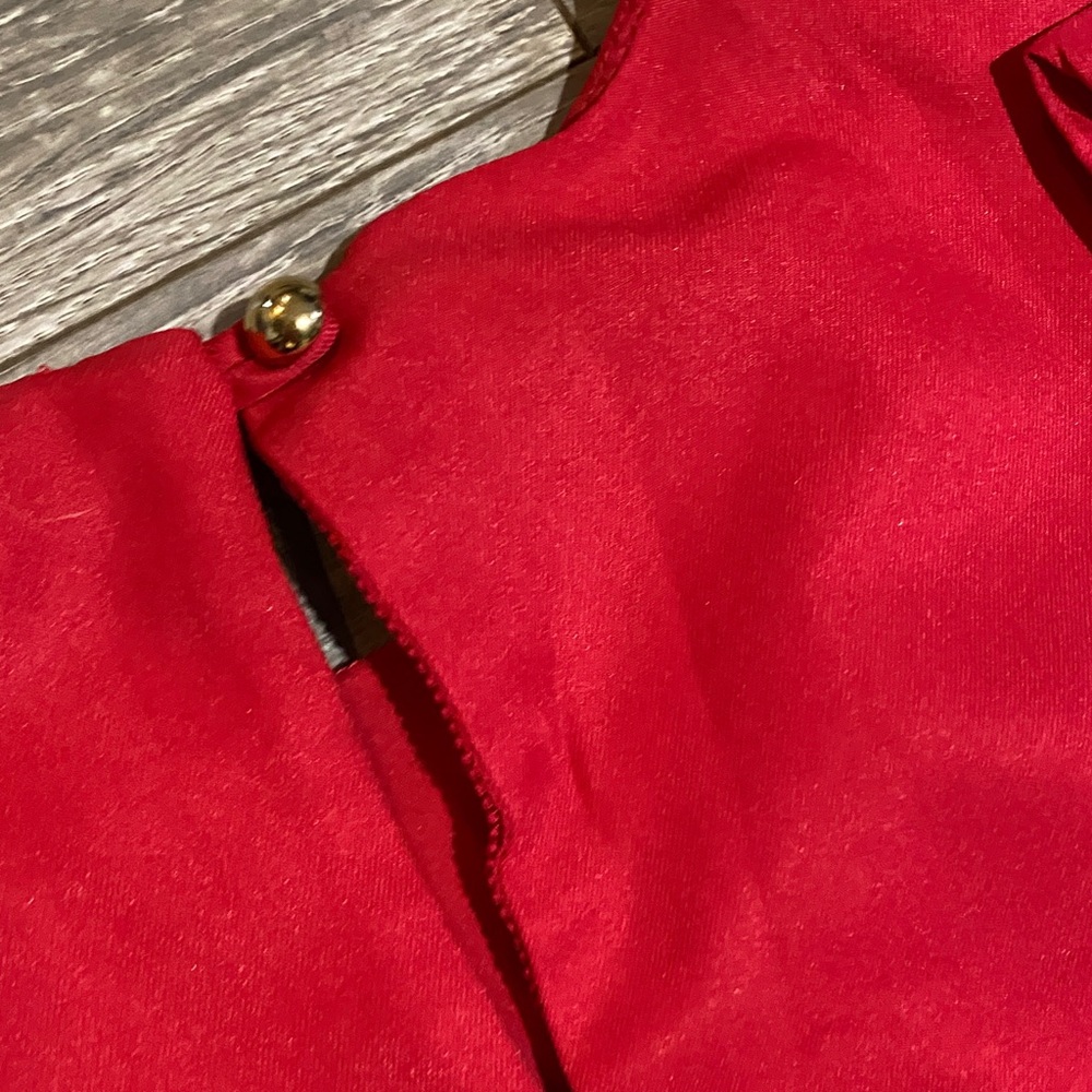 Gymboree Red Ruffle Kids Dress - Picture 7 of 8